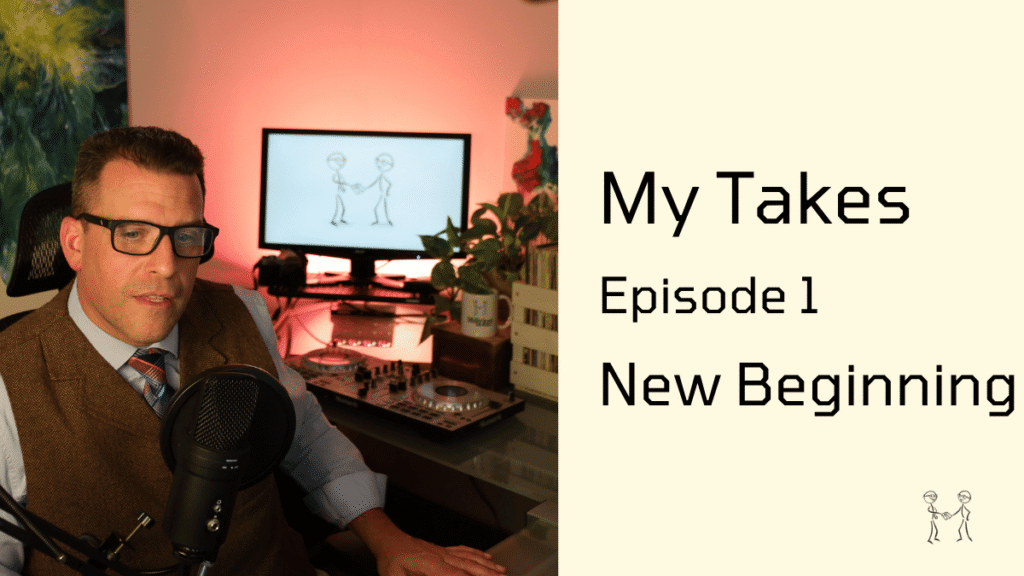 Jonathan Saar launching episode one of My Takes his new podcast