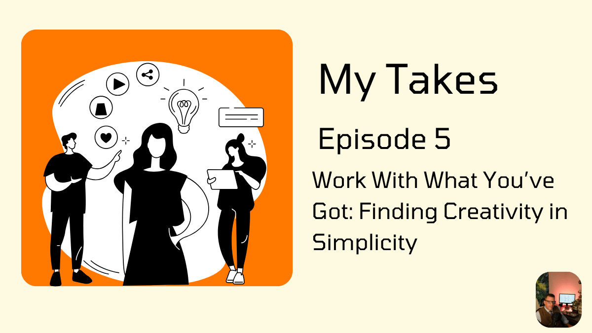 Drawing of three people trying to come up with creative ideas.